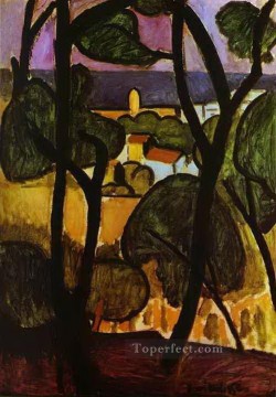 Vista de Collioure 1908 fauvismo abstracto Henri Matisse Pinturas al óleo